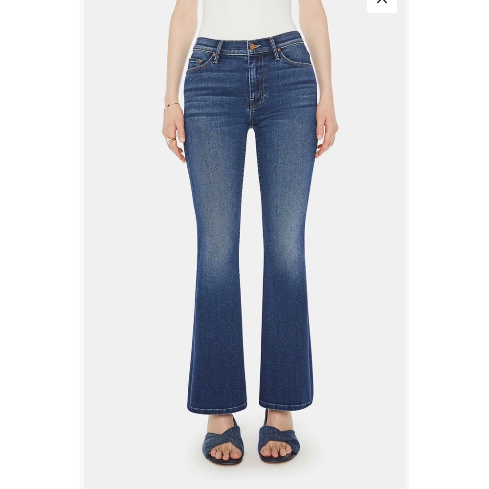 Mother Women’s Size 31 The Weekender Fray Stretch Jeans Boho Chic